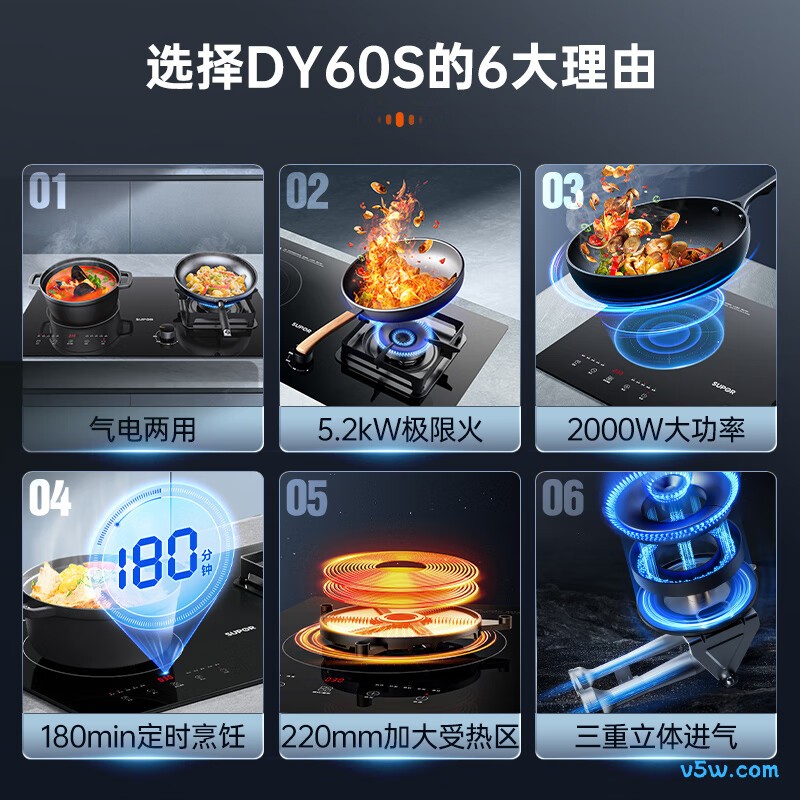 苏泊尔DY60S天然气灶然气灶图片