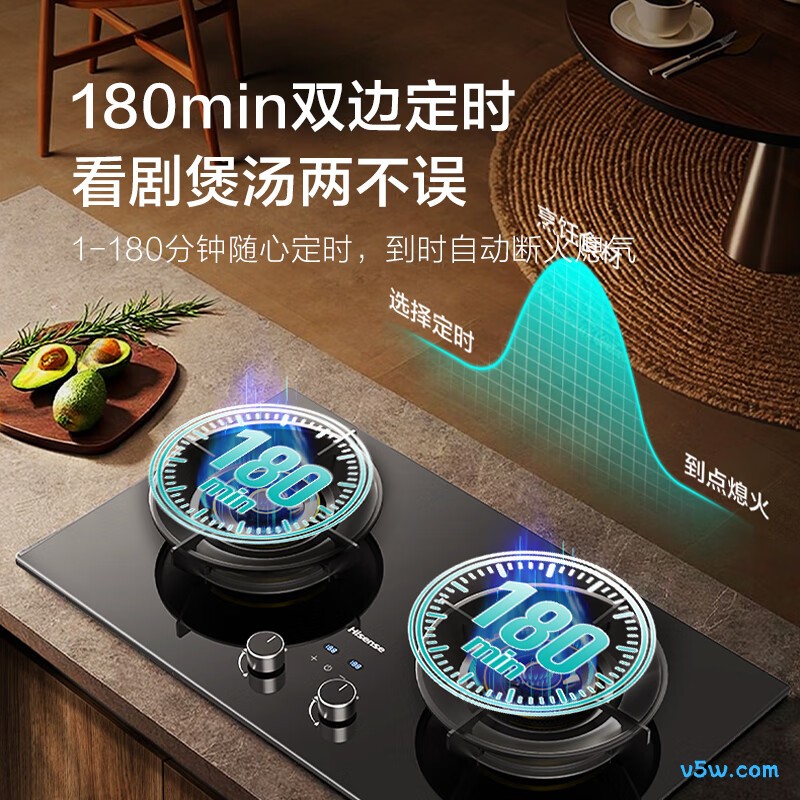 海信JZT-E5天然气灶然气灶图片