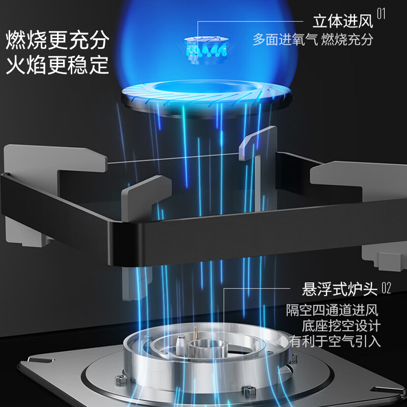 百得JZT-QE52液化气灶然气灶图片