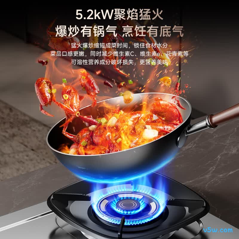 荣事达JZT-S52G天然气灶然气灶图片