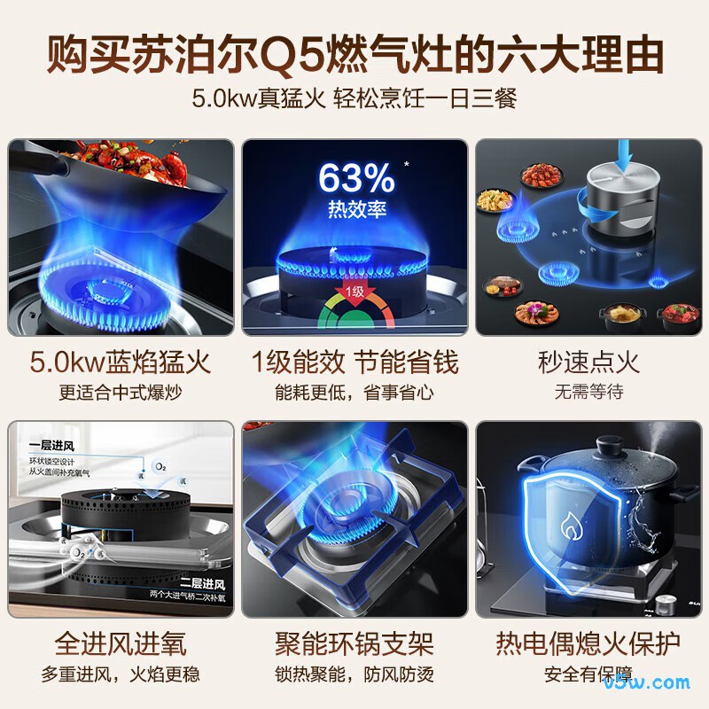 苏泊尔Q5天然气灶然气灶图片
