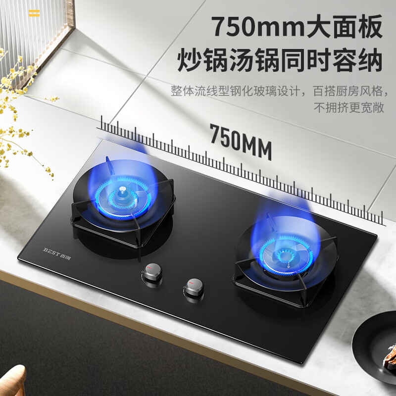 百得JZT-QE62S天然气灶然气灶图片