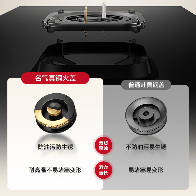 名气A6063B液化气灶然气灶图片