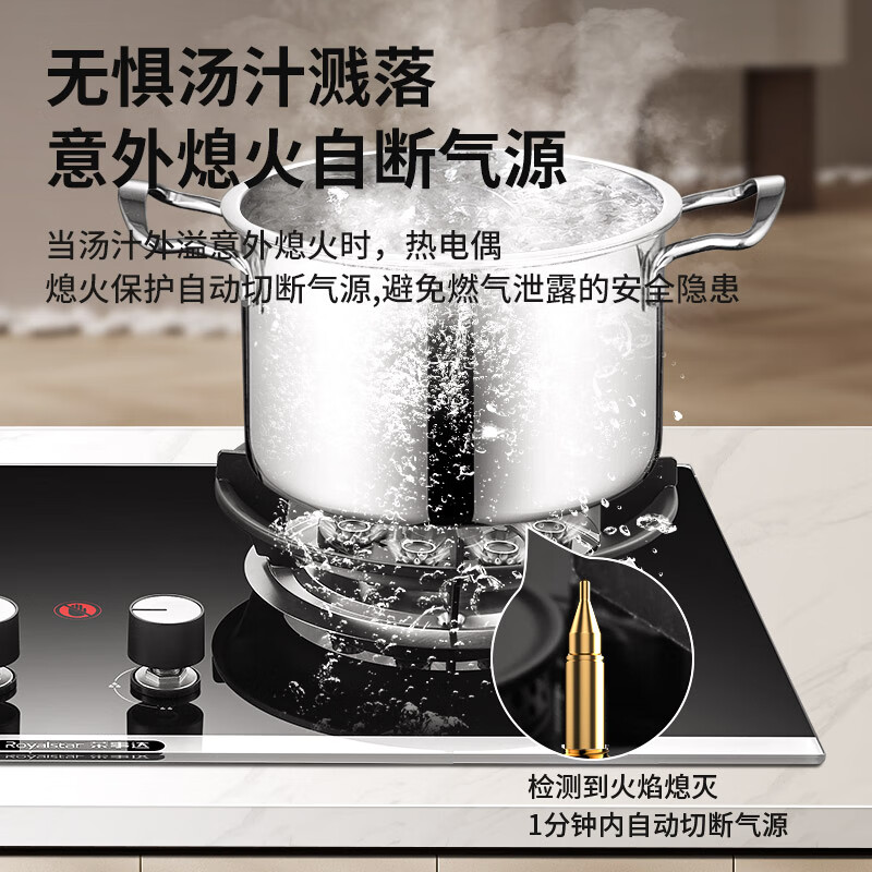 荣事达JZT-KN208J液化气灶然气灶图片