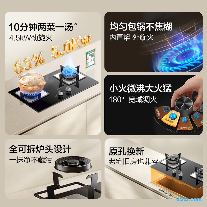 万和B6L60天然气灶然气灶图片