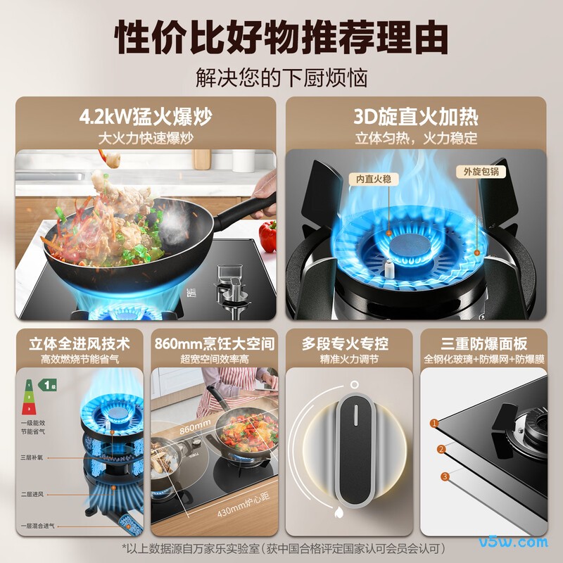 万家乐KA031B天然气灶然气灶图片