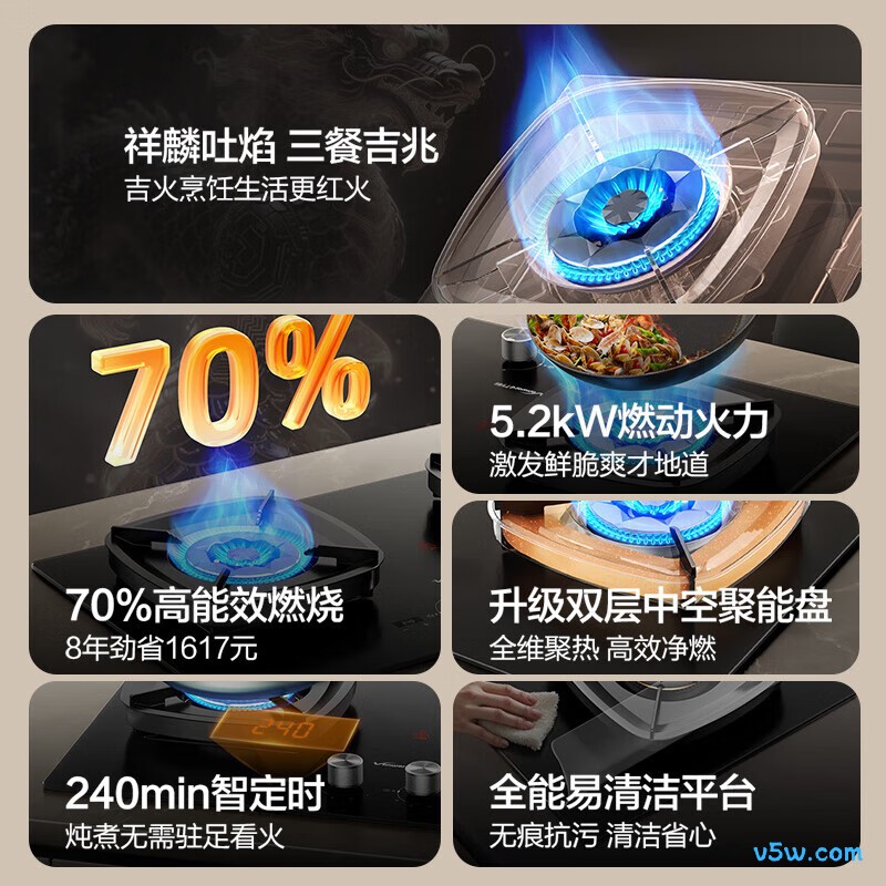 万和G9L56天然气灶然气灶图片