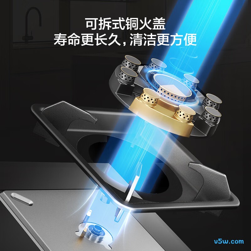 志高D09液化气灶然气灶图片