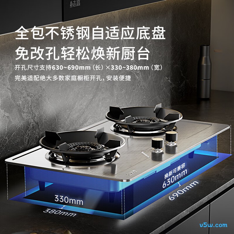志高DB07S天然气灶然气灶图片