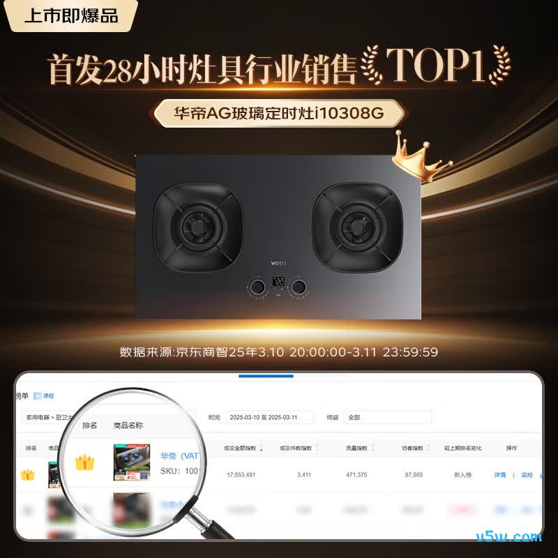 华帝i10308G天然气灶然气灶图片