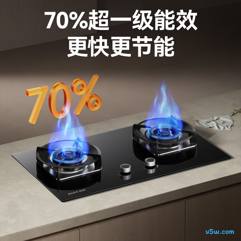 百得QE600J天然气灶然气灶图片