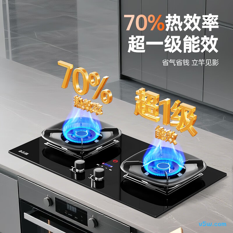 志高JZT-A535BFS液化气灶然气灶图片