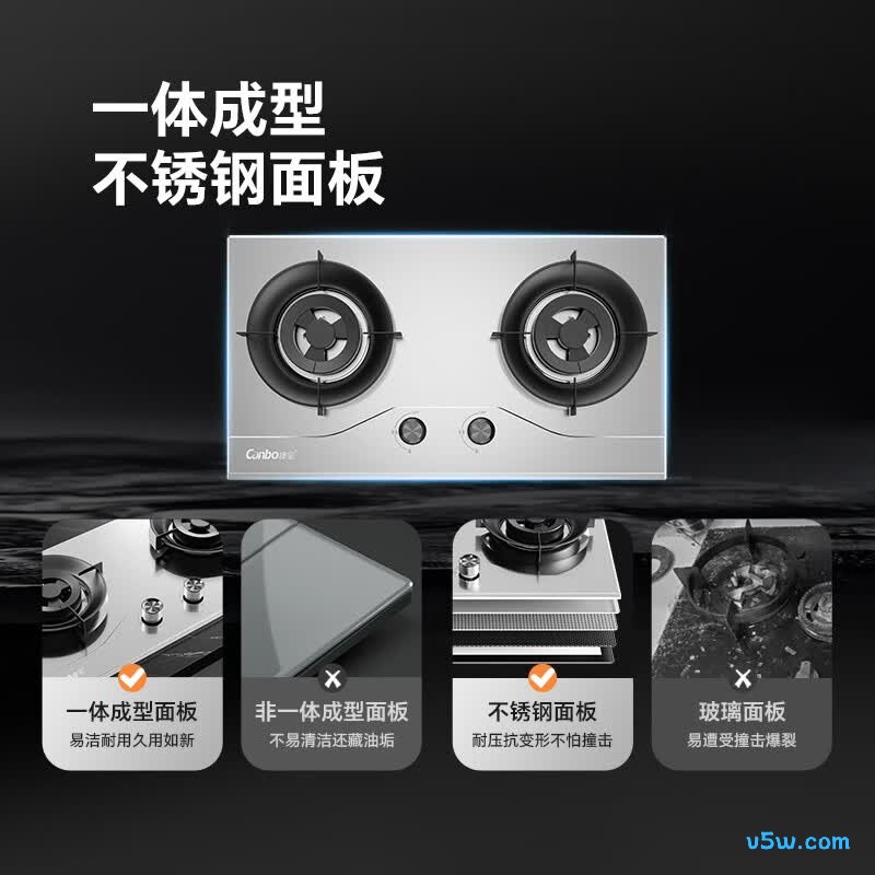 康宝JZY-2QA618液化气灶然气灶图片