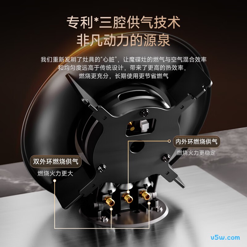 荣事达JZY-SFG51G液化气灶然气灶图片