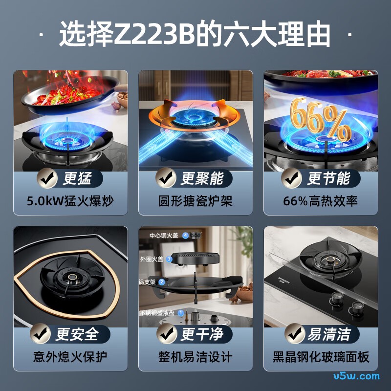 创维JZY-KN208J液化气灶然气灶图片