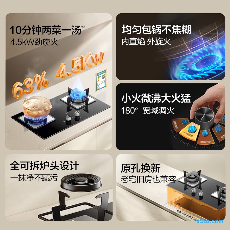 万和B6L60液化气灶然气灶图片