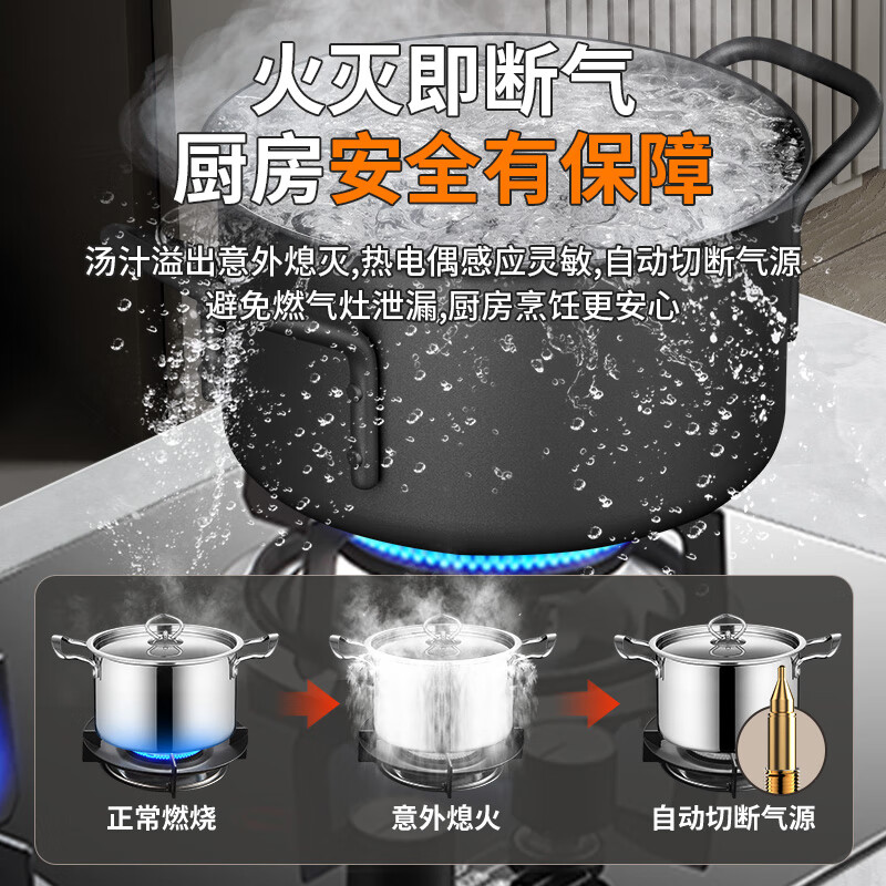 荣事达JZY-KN206GF液化气灶然气灶图片