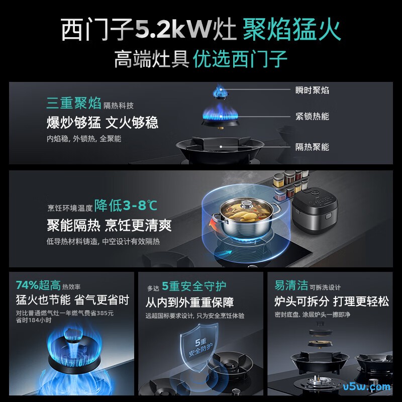 西门子ER95A3MBMP天然气灶然气灶图片