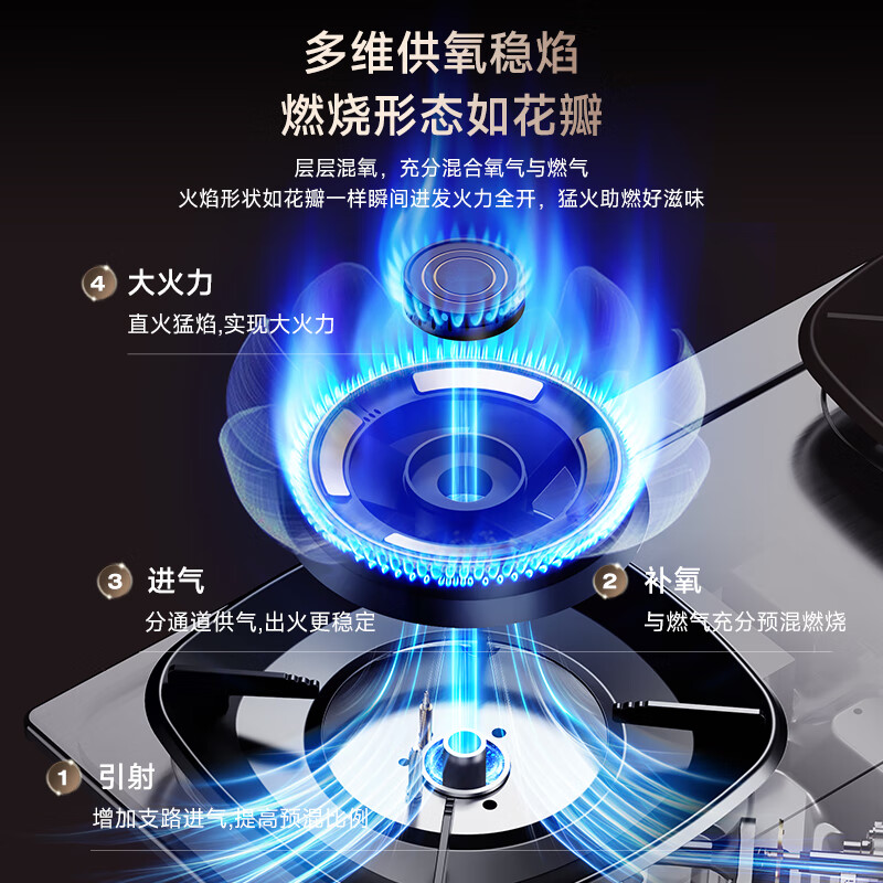 荣事达JZT-S52G天然气灶然气灶图片
