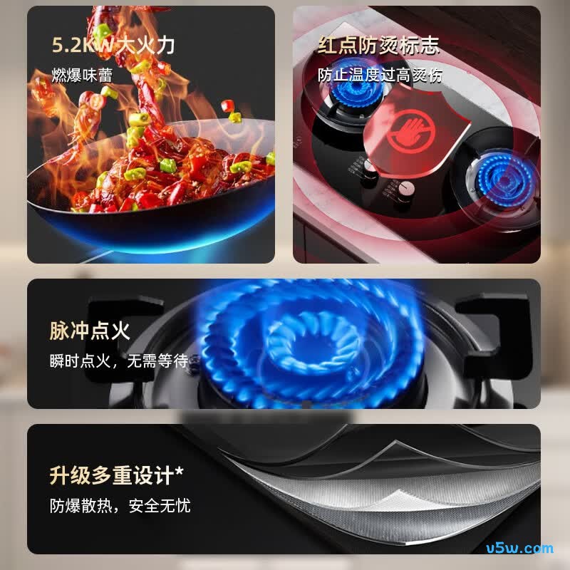 荣事达RSD-R104天然气灶然气灶图片