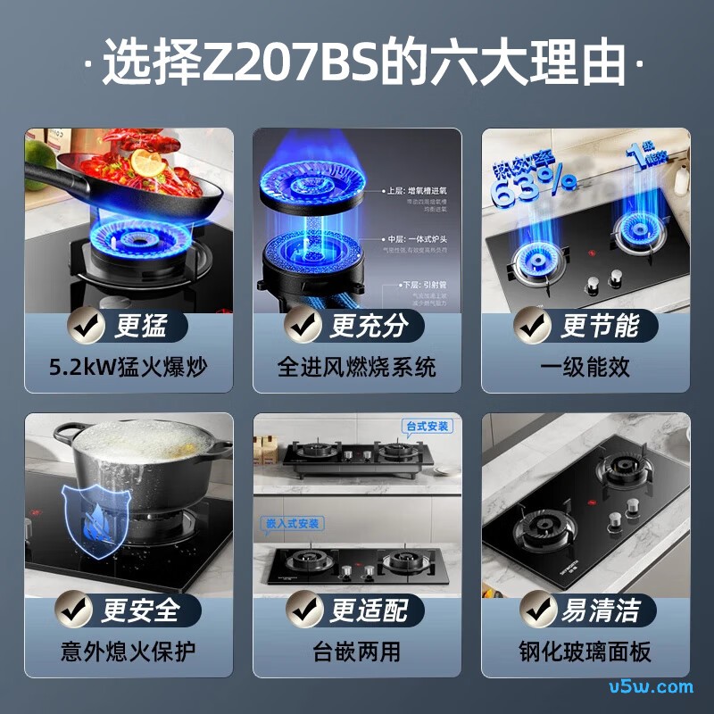 创维Z207BS天然气灶然气灶图片