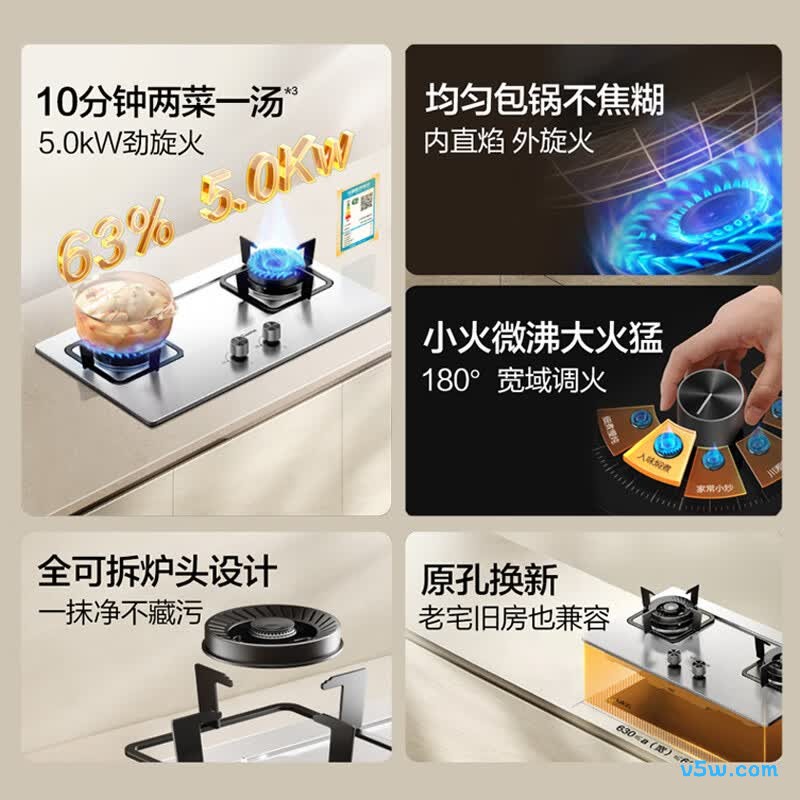 万和B6B60天然气灶然气灶图片