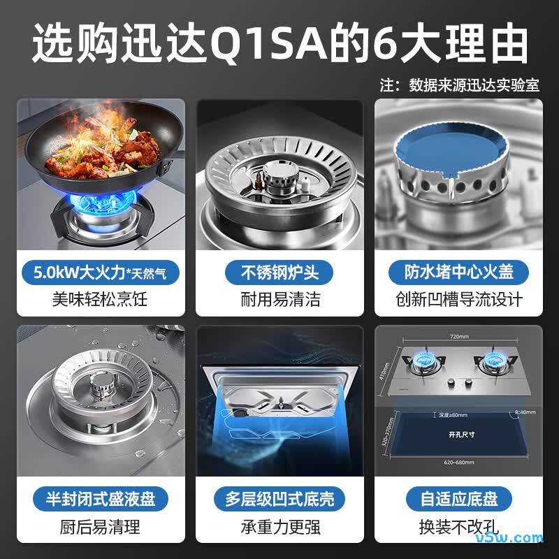 迅达Q1SA天然气灶然气灶图片