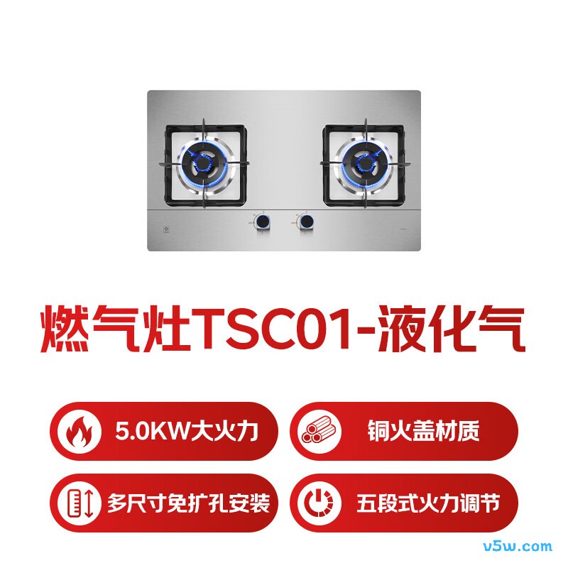 樱花JZY-TSC01液化气灶然气灶图片