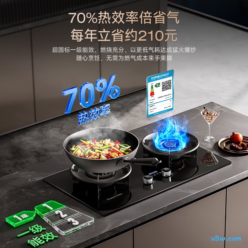 荣事达JZT-SFG51B天然气灶然气灶图片