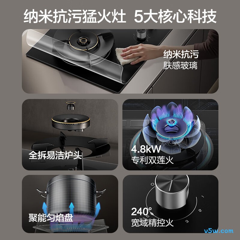 万和C7L50液化气灶然气灶图片