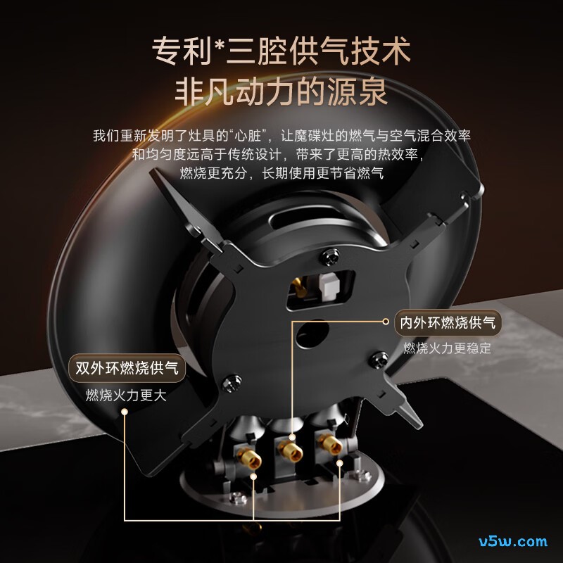 荣事达JZY-D51B天然气灶然气灶图片