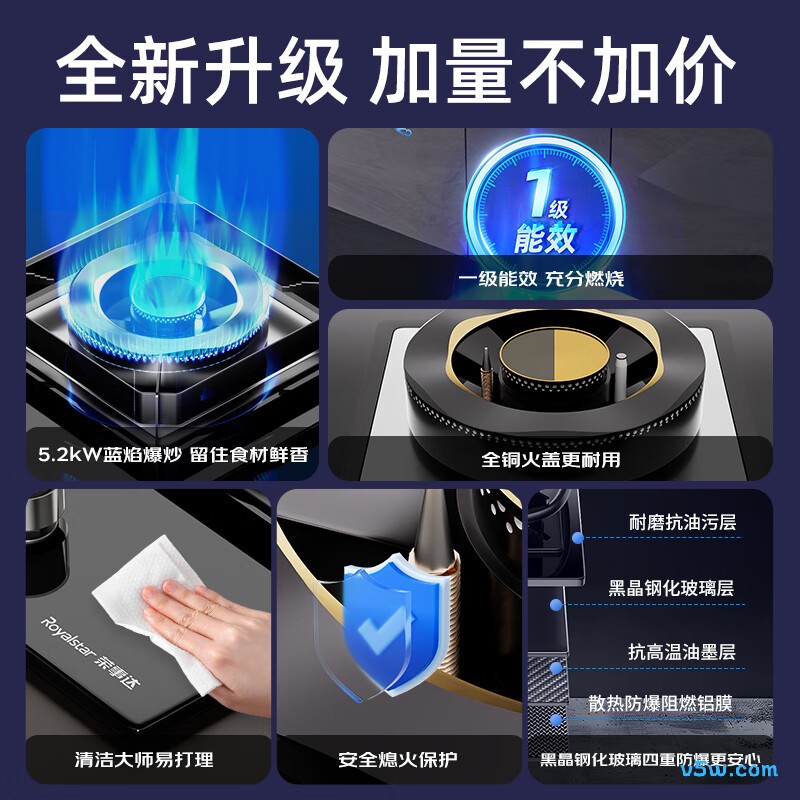 荣事达JZT-D51天然气灶然气灶图片