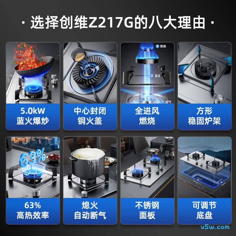 创维Z217G液化气灶然气灶图片
