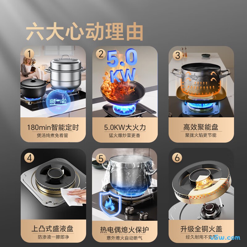 康宝JZY-2QB670液化气灶然气灶图片