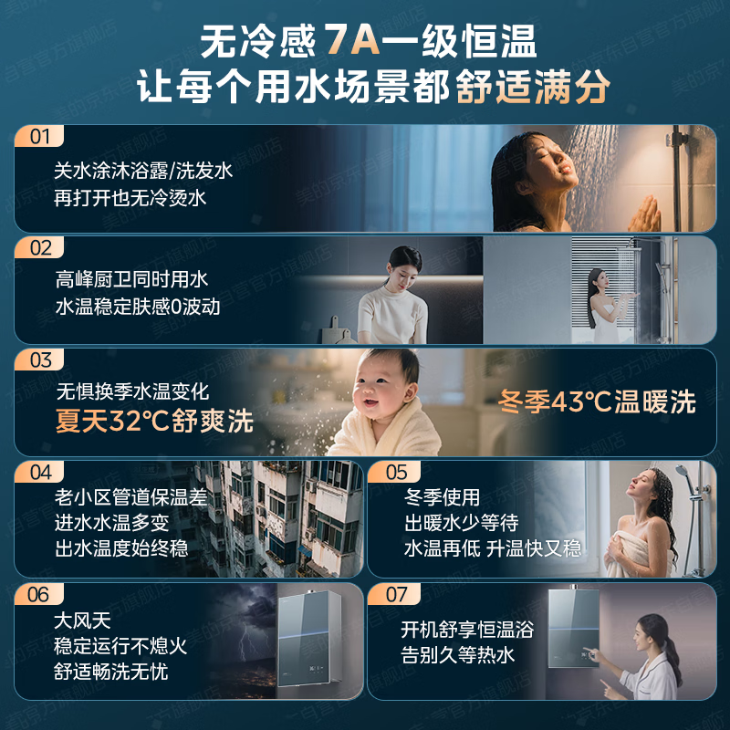 美的M9S Pro燃气热水器图片