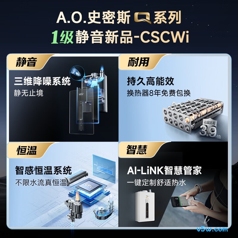 史密斯CSCWi燃气热水器图片