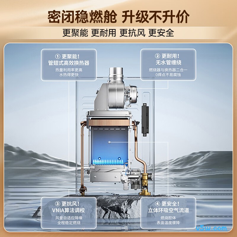 华帝i12104燃气热水器图片