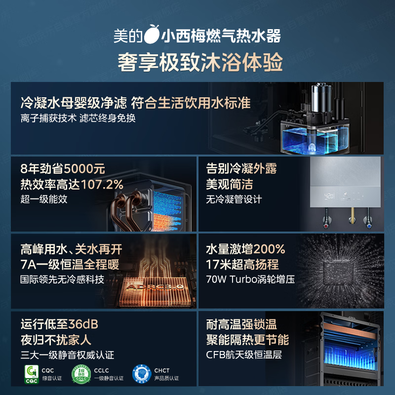 美的M10A Max燃气热水器图片