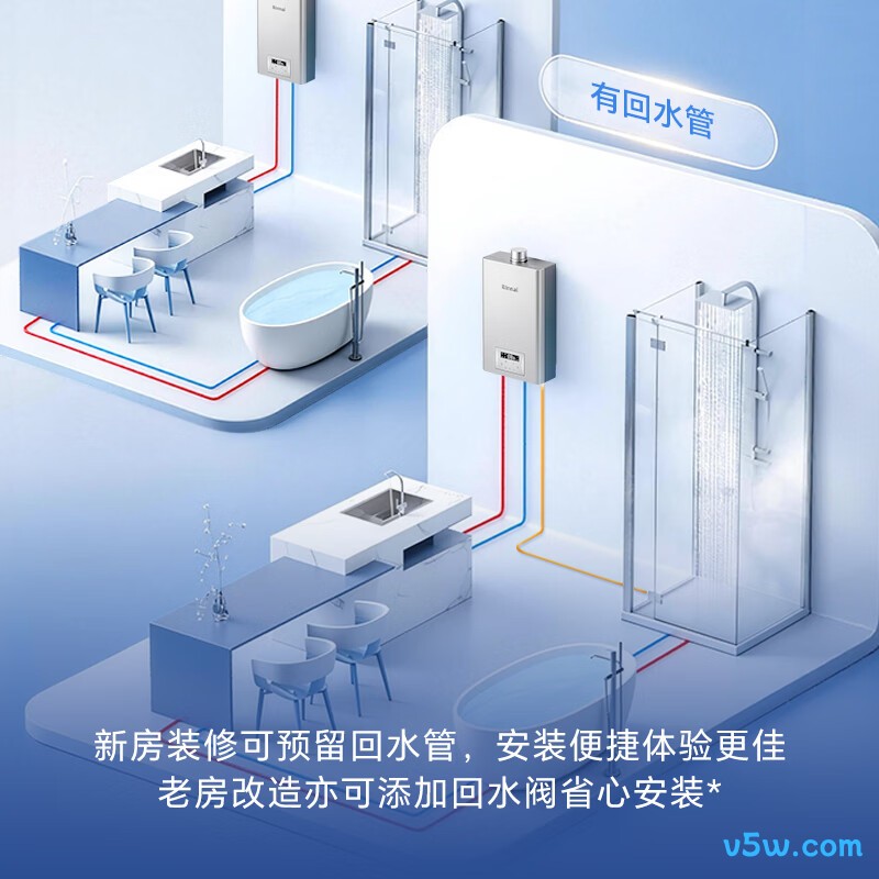 林内16GS87R燃气热水器图片