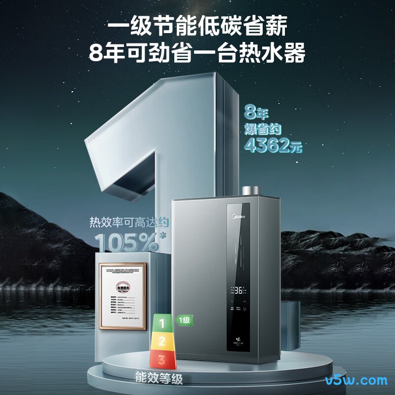美的JSLQ27-LN3 Ultra燃气热水器图片