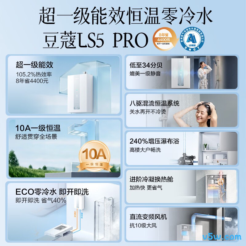 万和LS5 PRO燃气热水器图片