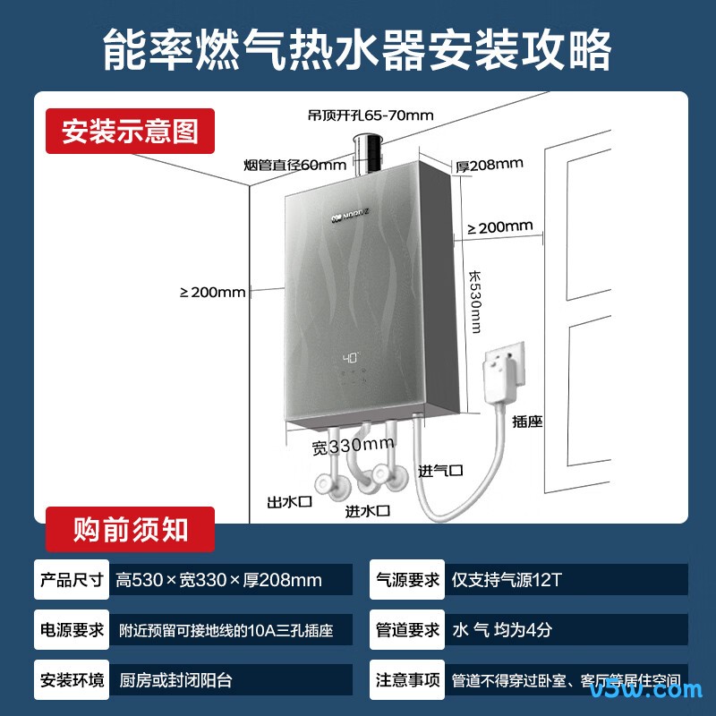 能率16EX36AFEX燃气热水器图片