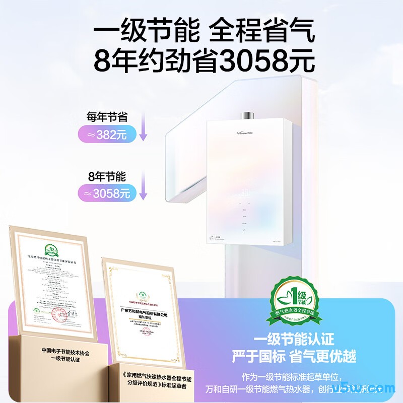 万和P6 Ultra燃气热水器图片