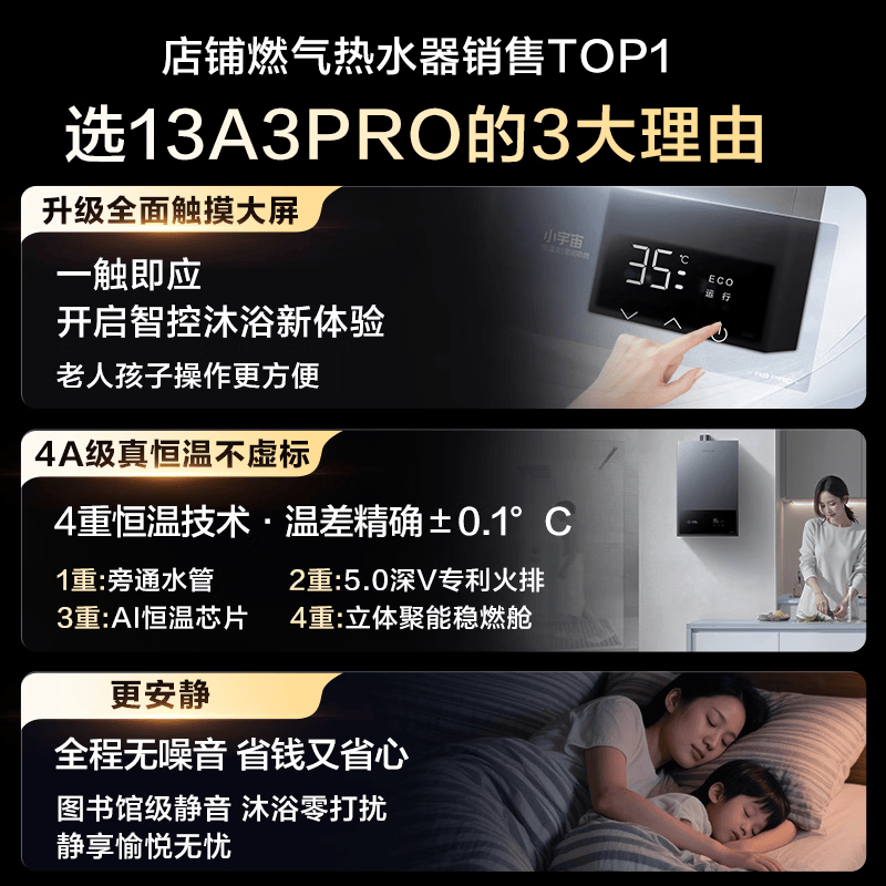 万和JSQ25-13A3 PRO-20Y燃气热水器图片