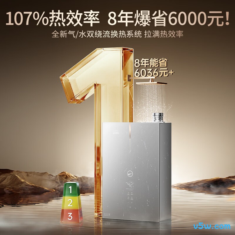 华帝i12579B燃气热水器图片