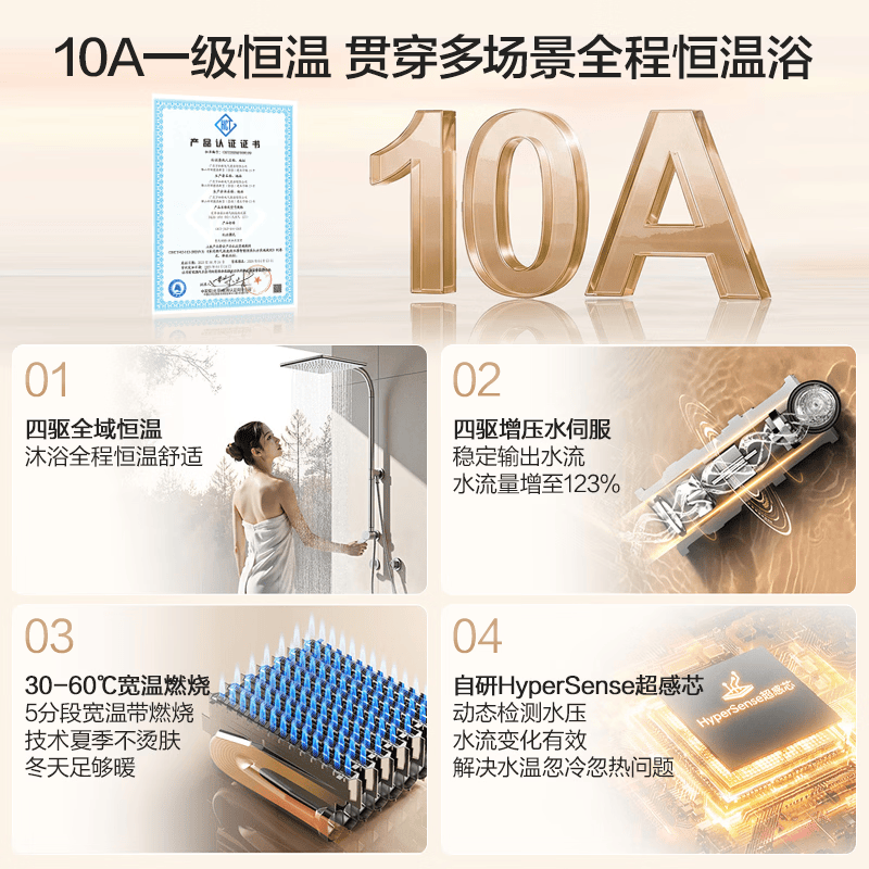 万和V6PRO燃气热水器图片