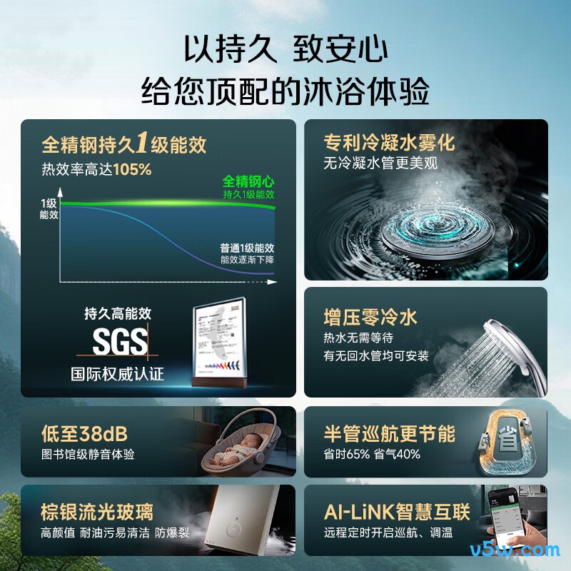 史密斯TJE5燃气热水器图片