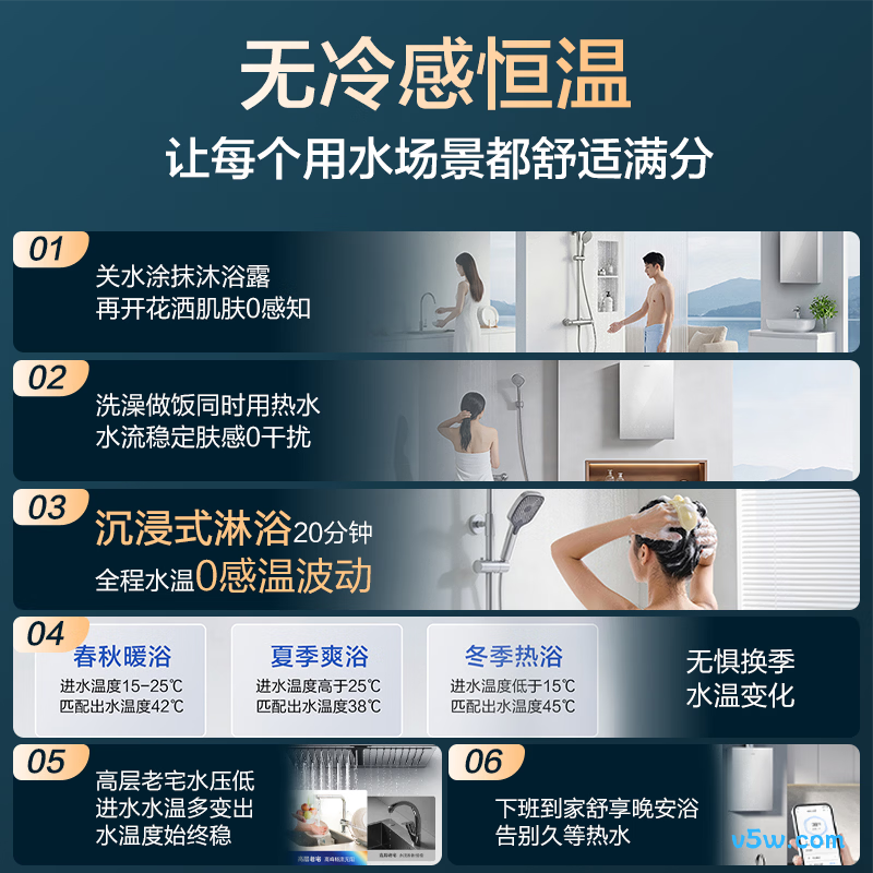 老板HD5-J10-16燃气热水器图片