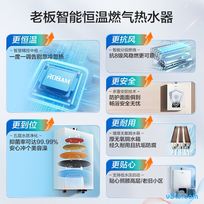 老板HT616A-14燃气热水器图片