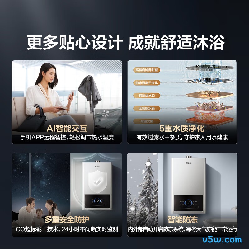 海尔JM6MAX燃气热水器图片